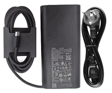 Original 165W USB-C Dell DA165PM210 Carregador AC Adaptador + Cabo