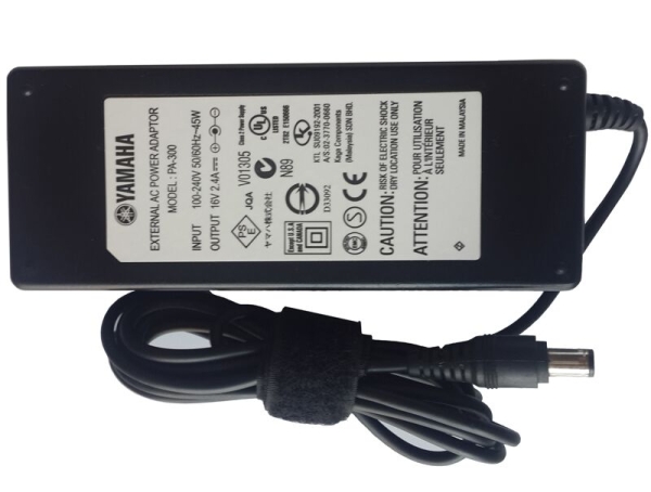 Original 16V 2.4A 38W Yamaha PSR-2100 Carregador AC Adaptador + Cabo