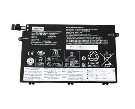 Original 4050mAh 45Wh Bateria Lenovo ThinkPad L490 20Q500E9CX