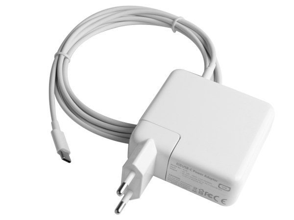 61W USB-C Adaptador AC Carregador Apple MacBook Pro MPDL2ZE/A + Cabo