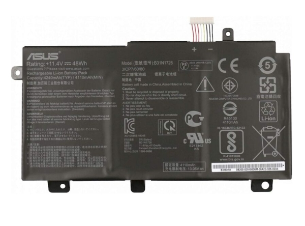 Original 4240mAh 48Wh Asus FX505GD-BQ125 Bateria