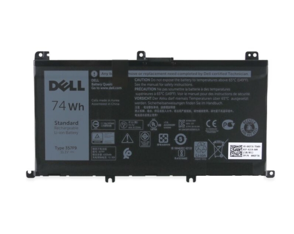 Original 6400mAh 74Wh Dell Ins 15PD-5545B Bateria