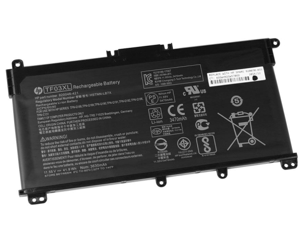 Original 3630mAh 41.9Wh Bateria HP Pavilion 15-cc509nf 15-cc513ns