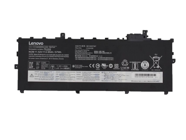 Original 57Wh Lenovo ThinkPad X1 Carbon 6th Gen 20KH0006ED Bateria